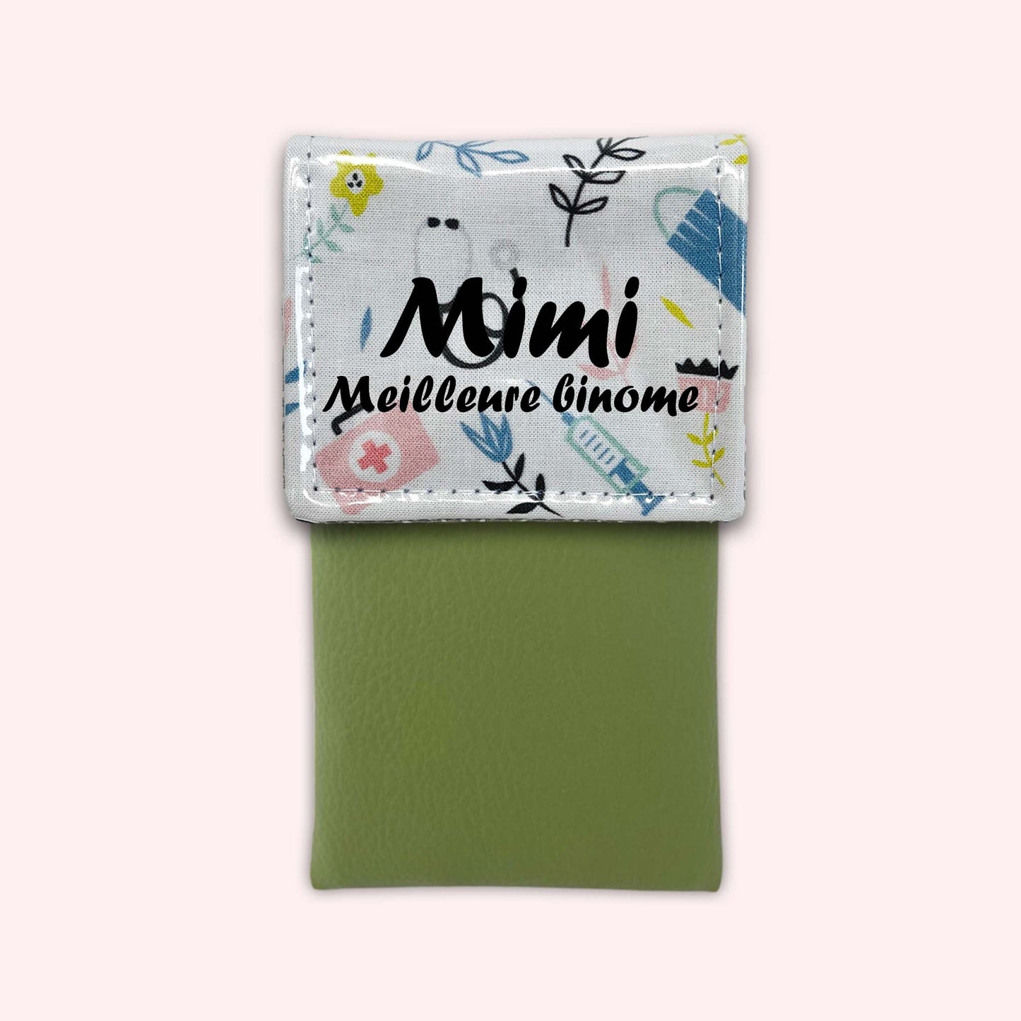 Pochette aimantée Médical Pastel