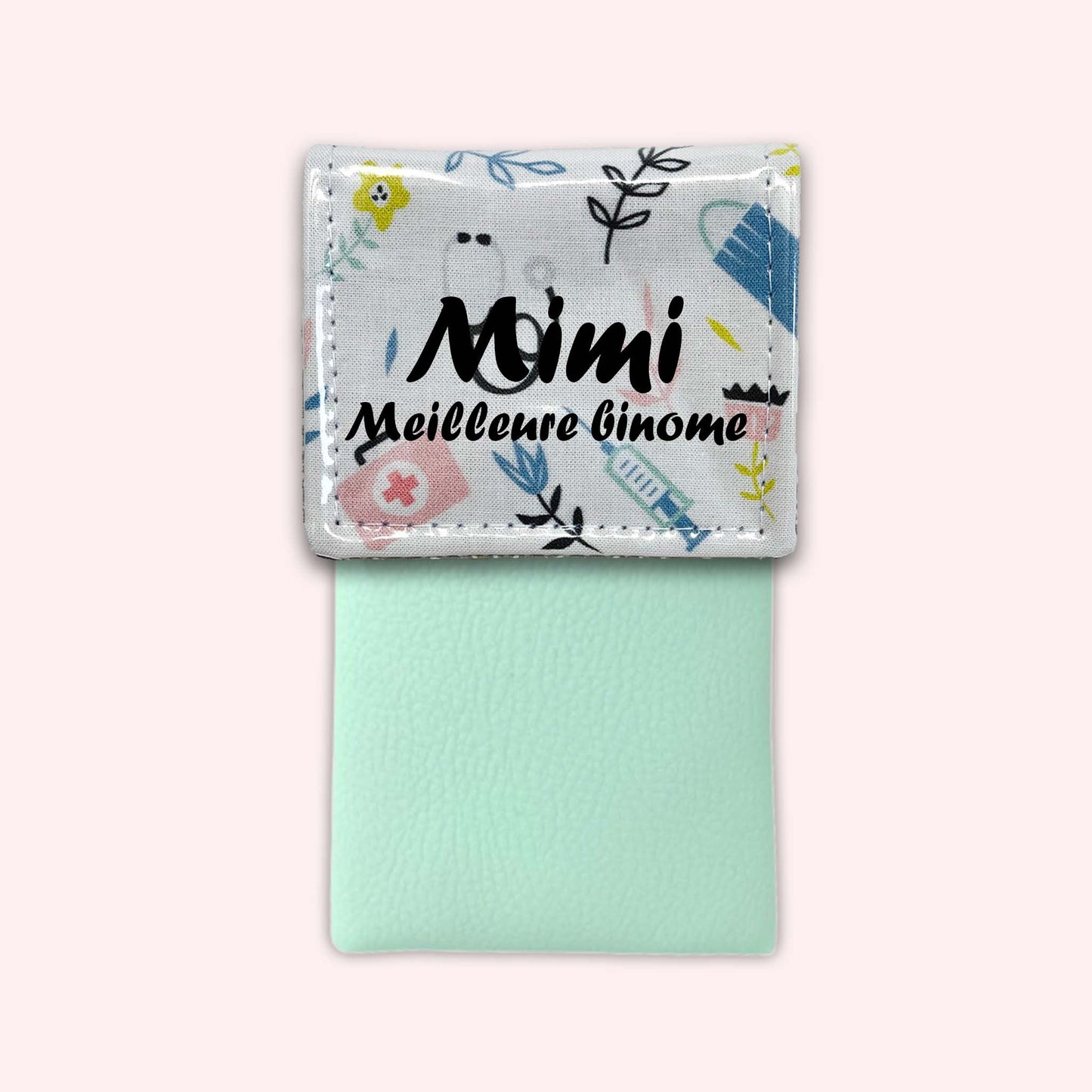 Pochette aimantée Médical Pastel