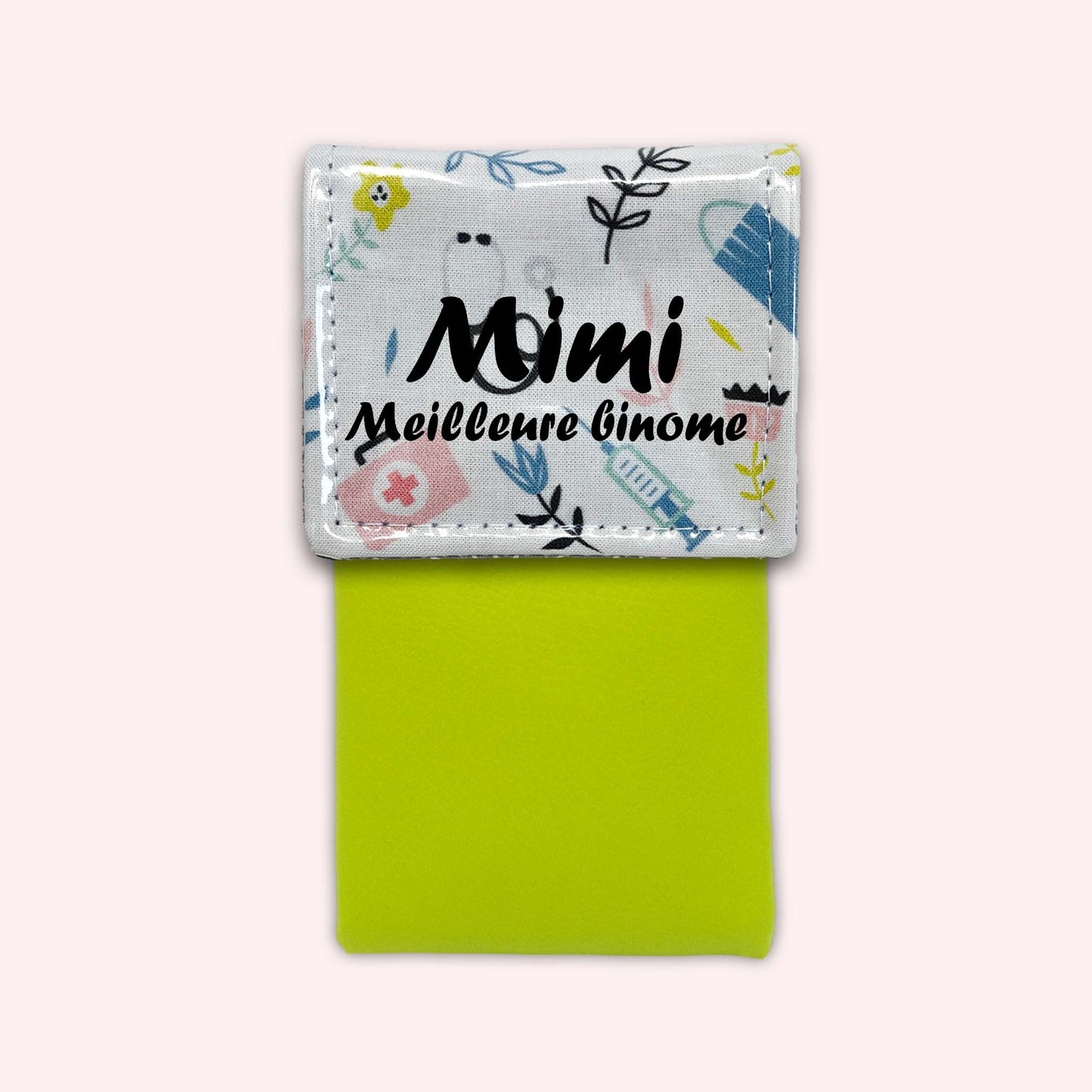 Pochette aimantée Médical Pastel