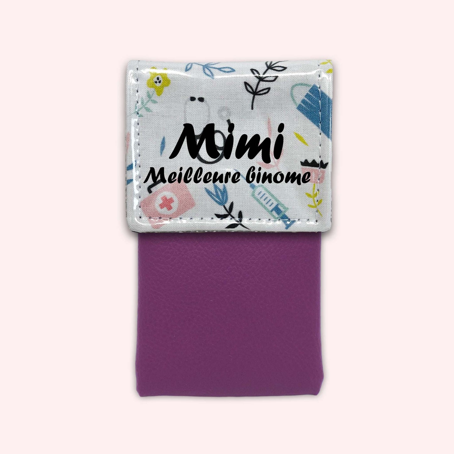 Pochette aimantée Médical Pastel