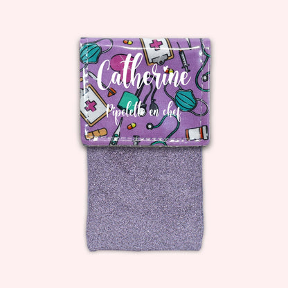Pochette aimantée Médical Purple