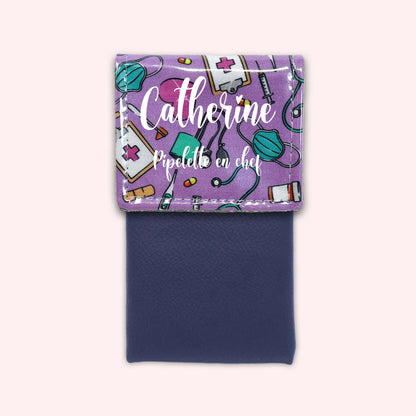 Pochette aimantée Médical Purple