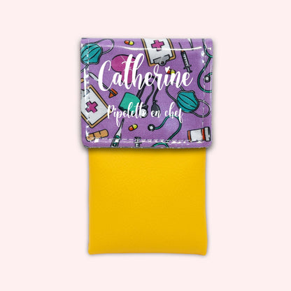 Pochette aimantée Médical Purple