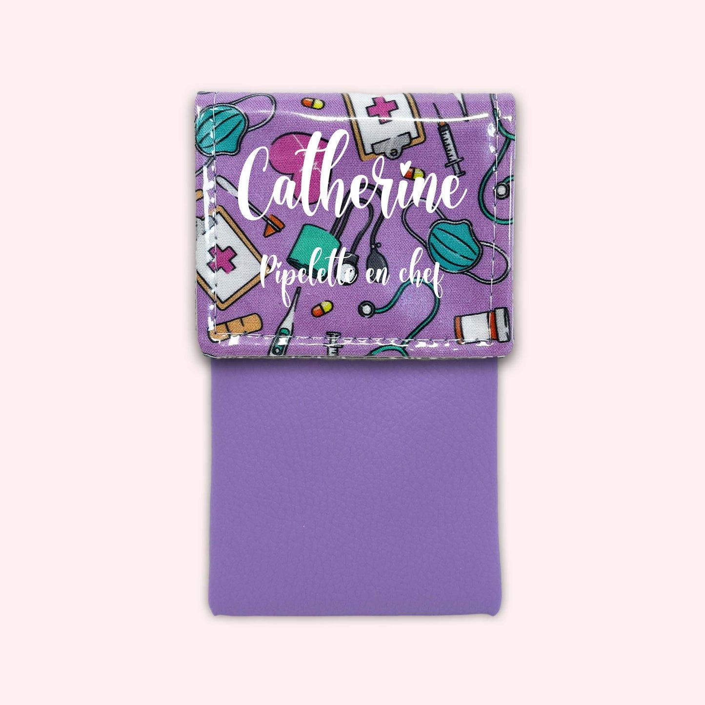 Pochette aimantée Médical Purple