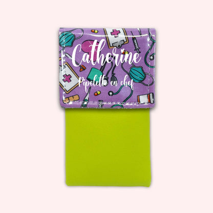 Pochette aimantée Médical Purple