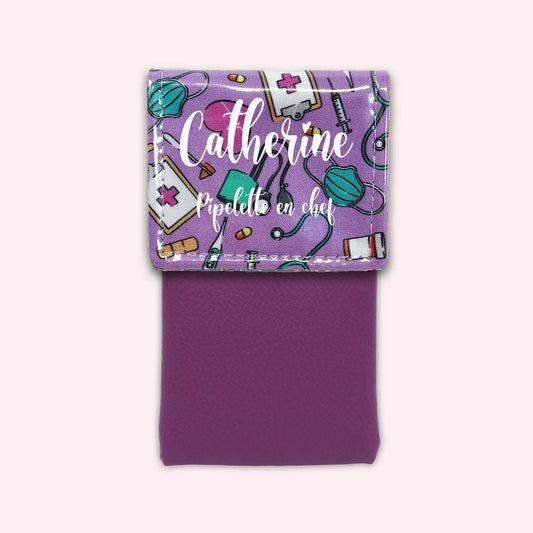 Pochette aimantée Médical Purple