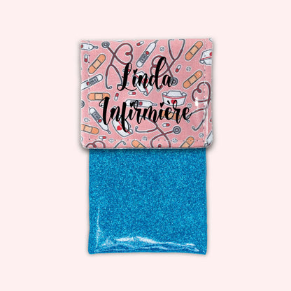 Pochette aimantée Médical Rose pâle