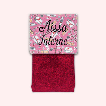 Pochette aimantée Médical Fuchsia