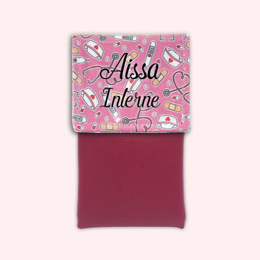 Pochette aimantée Médical Fuchsia