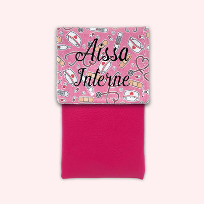 Pochette aimantée Médical Fuchsia