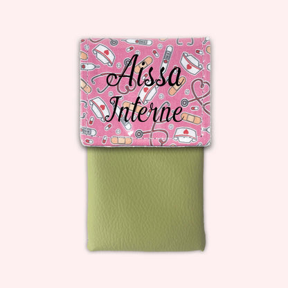 Pochette aimantée Médical Fuchsia