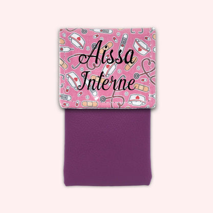 Pochette aimantée Médical Fuchsia