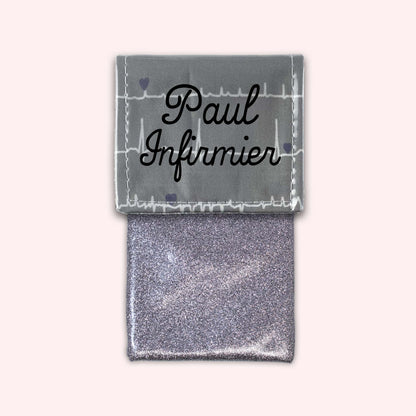 Pochette aimantée Rythme Gris