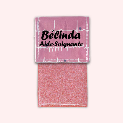 Pochette aimantée Rythme Rose