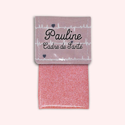 Pochette aimantée Rythme Rosé Pastel