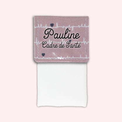 Pochette aimantée Rythme Rosé Pastel