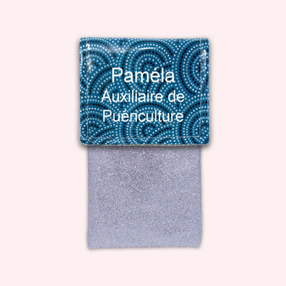 Pochette aimantée Arches Bleues