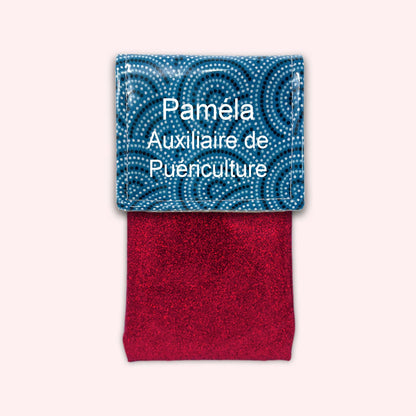 Pochette aimantée Arches Bleues