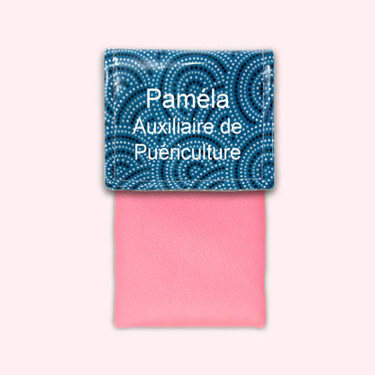 Pochette aimantée Arches Bleues