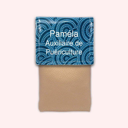 Pochette aimantée Arches Bleues
