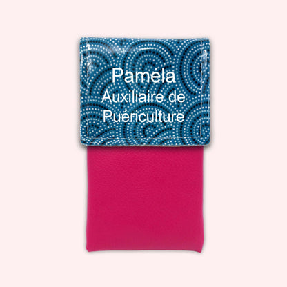 Pochette aimantée Arches Bleues
