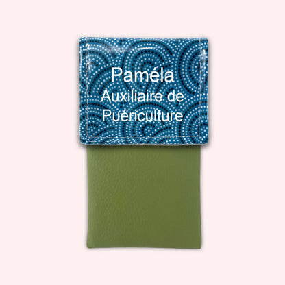Pochette aimantée Arches Bleues