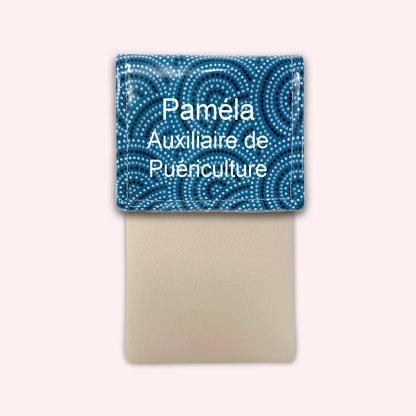 Pochette aimantée Arches Bleues