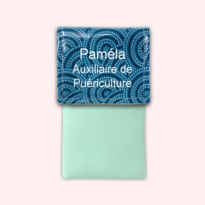 Pochette aimantée Arches Bleues