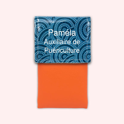 Pochette aimantée Arches Bleues