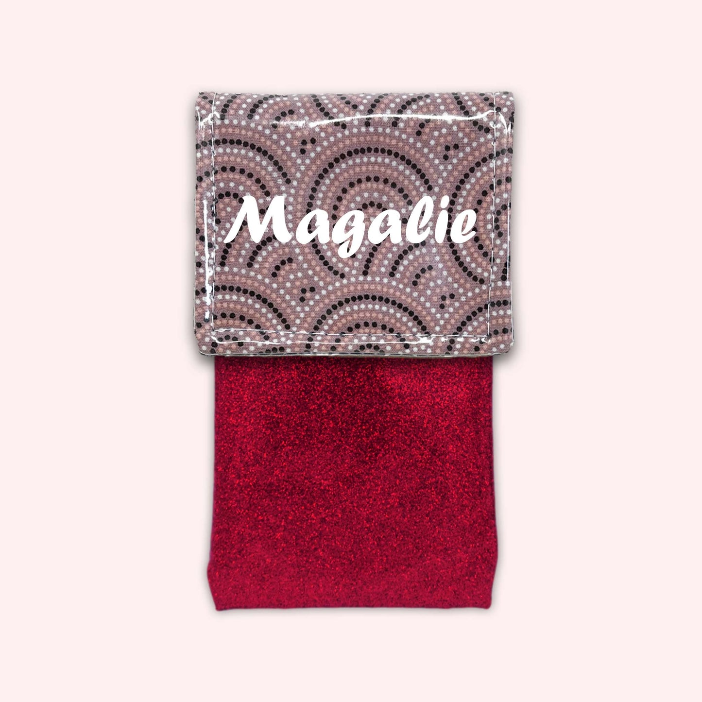Pochette aimantée Arches Roses