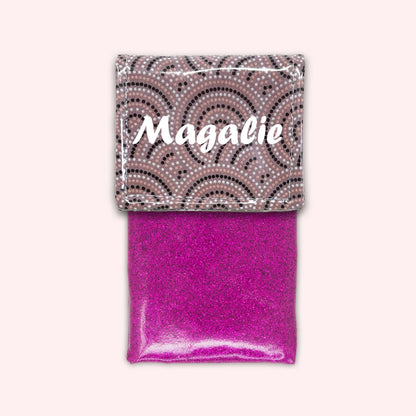 Pochette aimantée Arches Roses