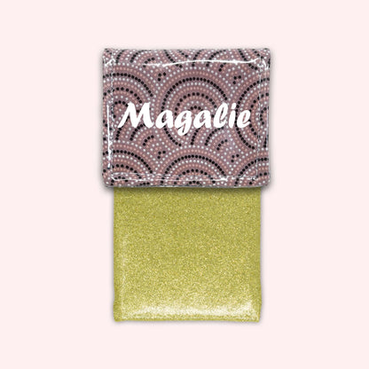 Pochette aimantée Arches Roses