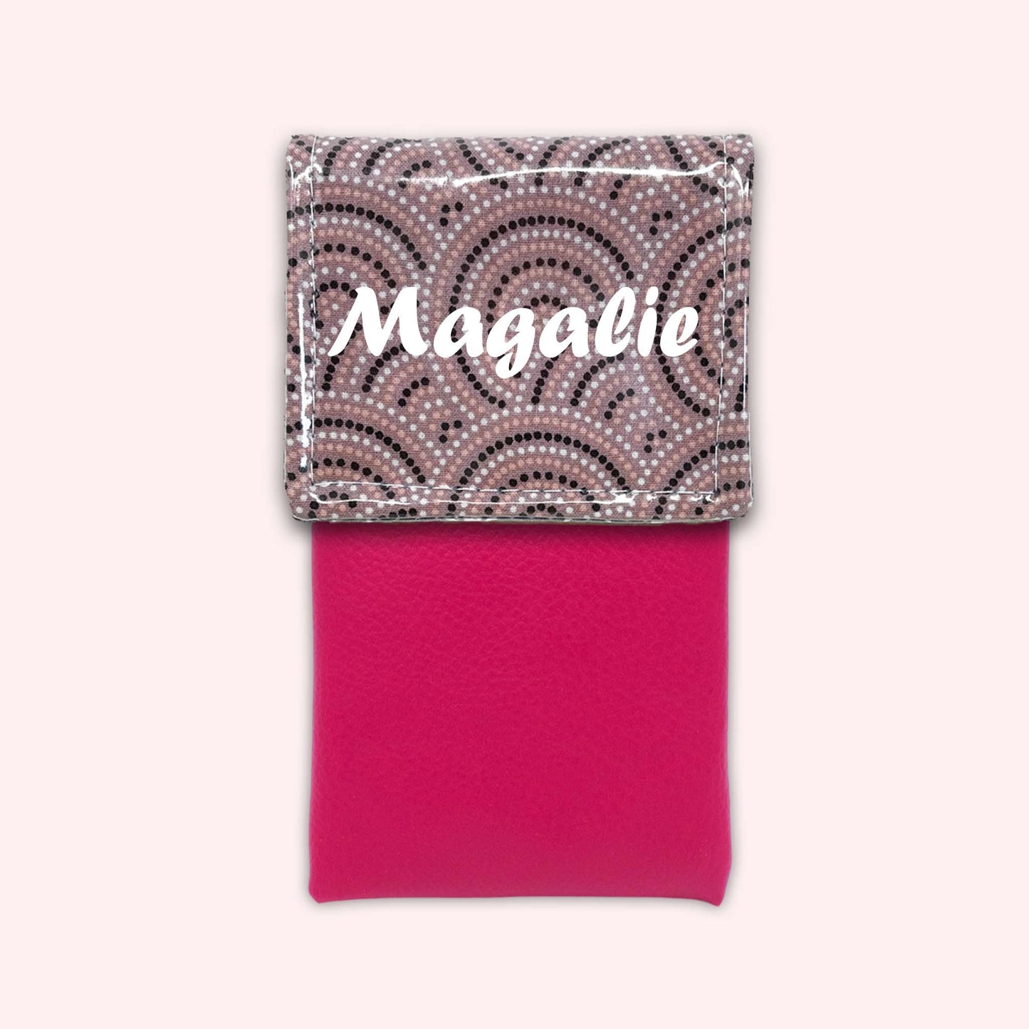 Pochette aimantée Arches Roses