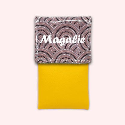 Pochette aimantée Arches Roses