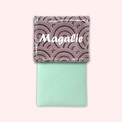 Pochette aimantée Arches Roses