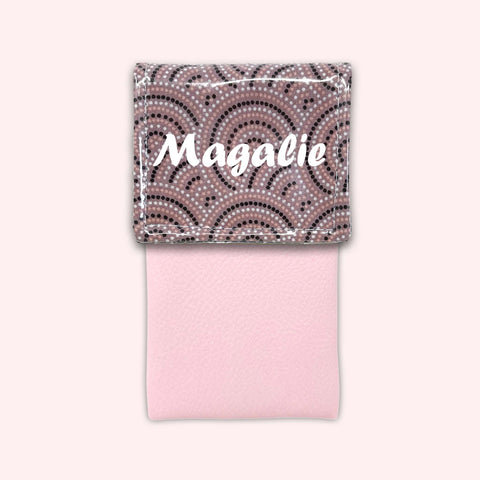Pochette aimantée Arches Roses