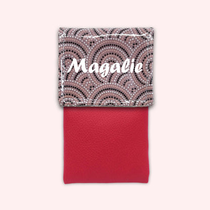 Pochette aimantée Arches Roses
