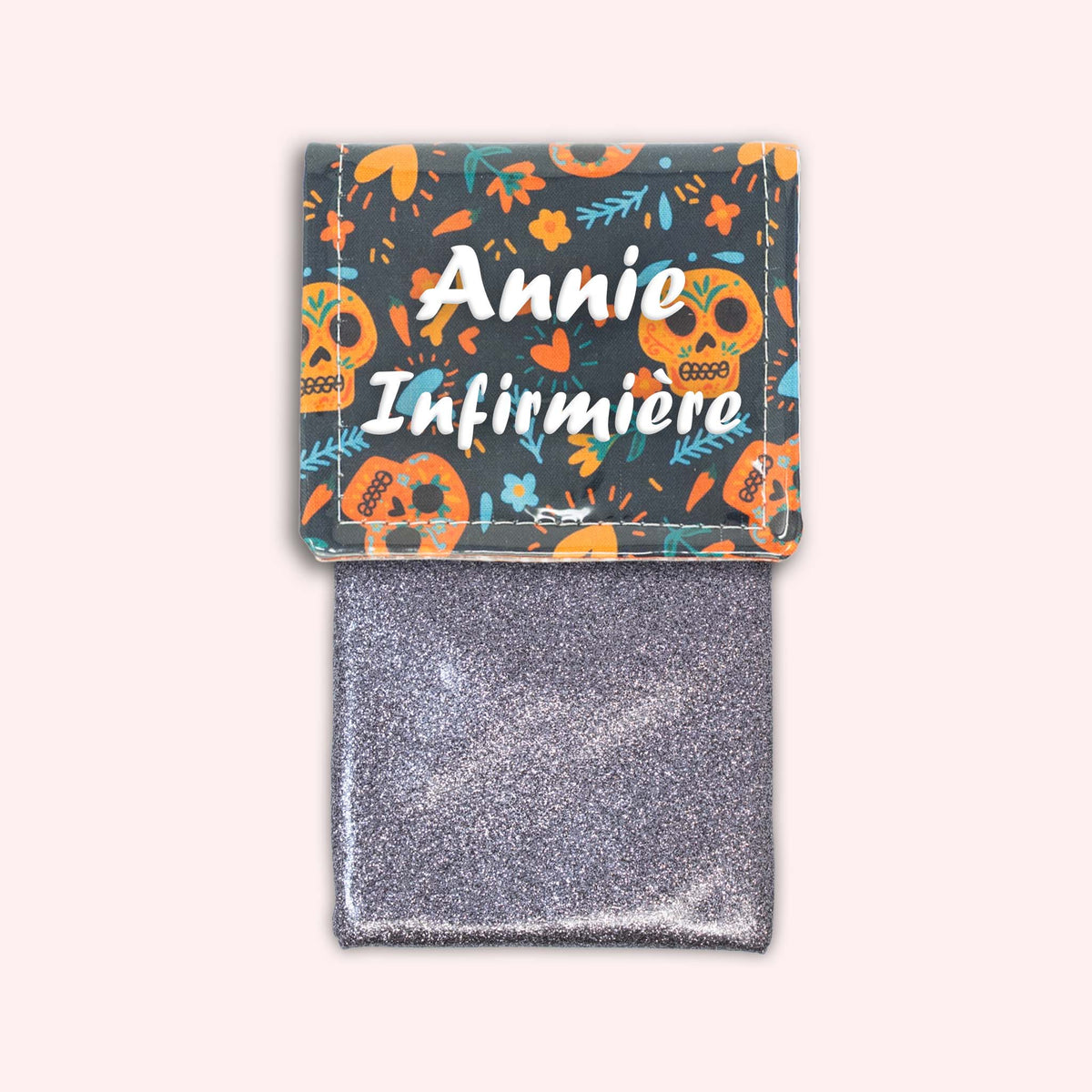 Pochette aimantée Calavera