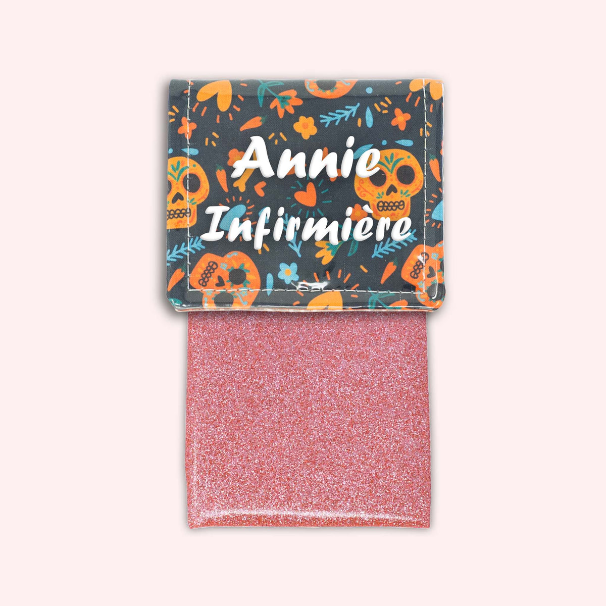 Pochette aimantée Calavera
