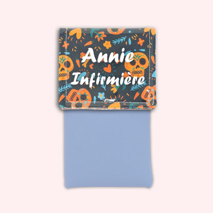 Pochette aimantée Calavera
