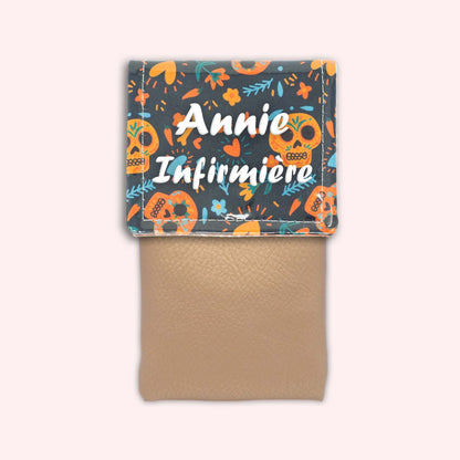Pochette aimantée Calavera