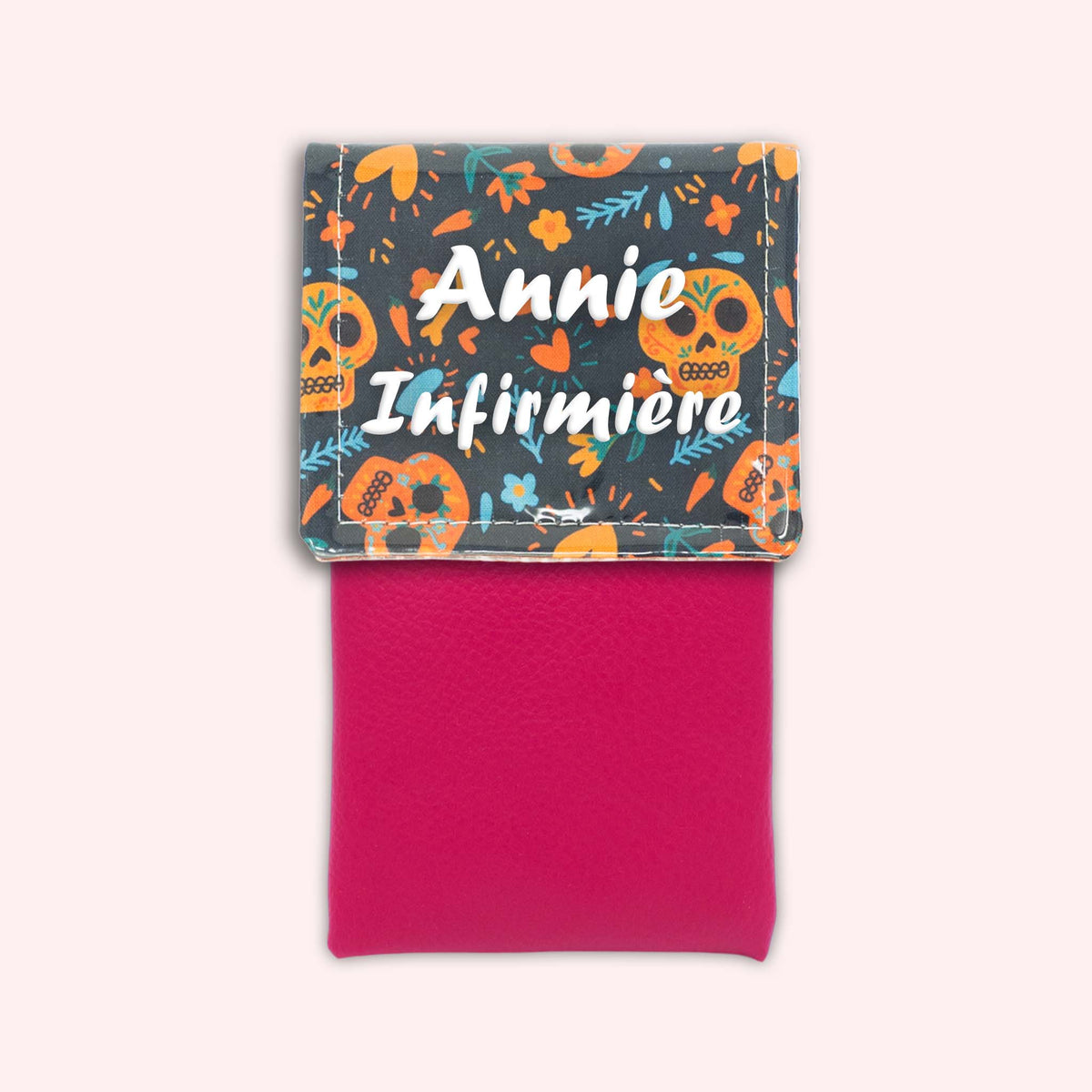 Pochette aimantée Calavera