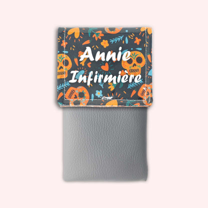 Pochette aimantée Calavera