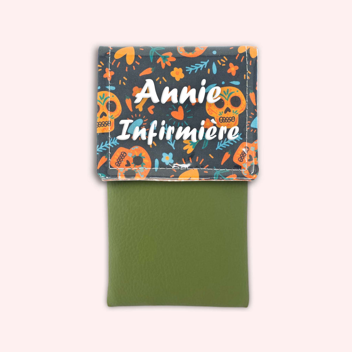 Pochette aimantée Calavera
