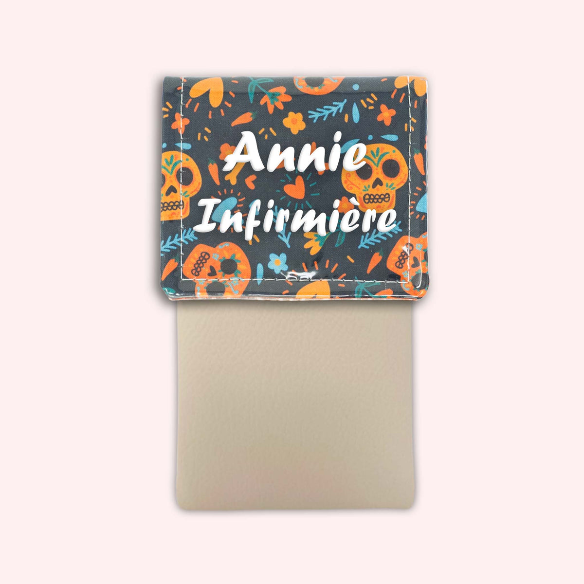Pochette aimantée Calavera