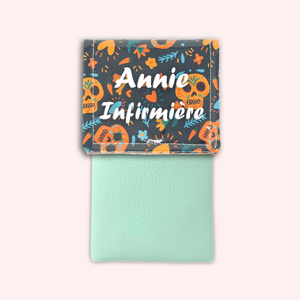 Pochette aimantée Calavera