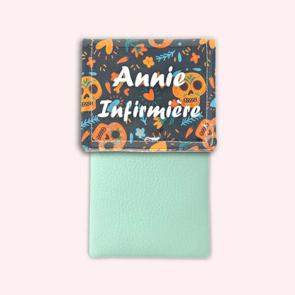 Pochette aimantée Calavera