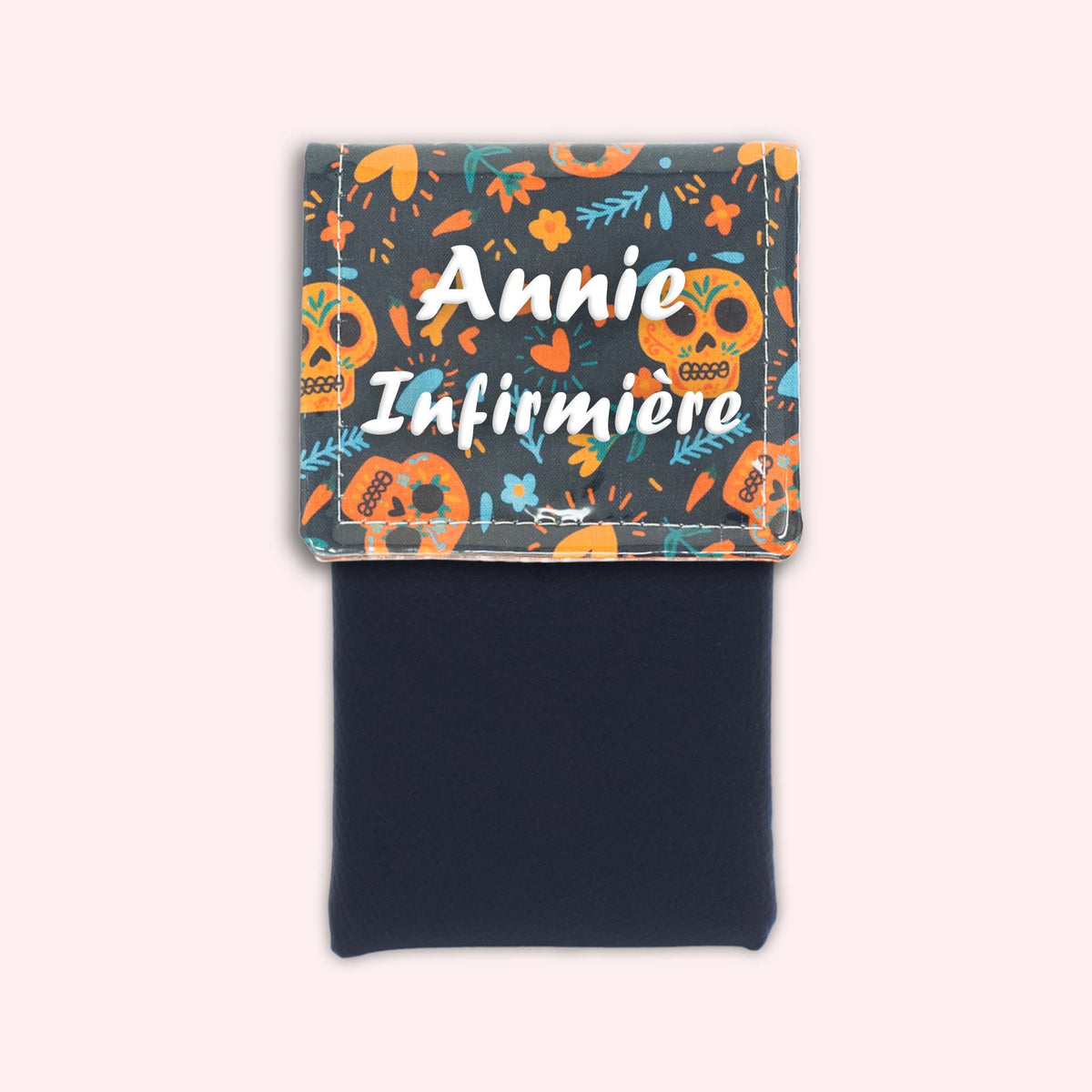 Pochette aimantée Calavera