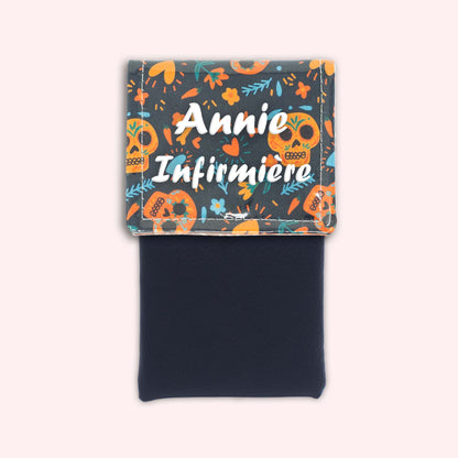 Pochette aimantée Calavera