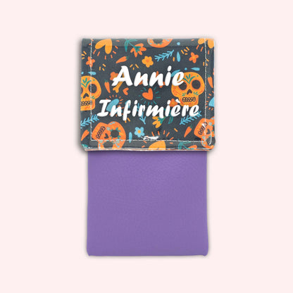Pochette aimantée Calavera